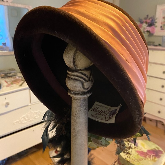 Vintage victorian hat handmade - Picture 4 of 8